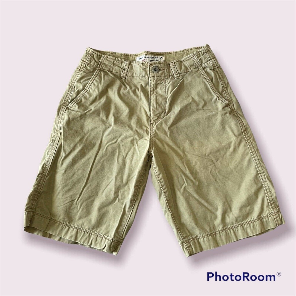 American Eagle Men's 10" Classic At The Knee Shorts Size 30 Khaki
